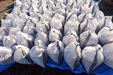 災害用 砂を入れた土嚢 配達専門 福岡市