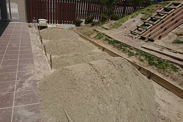 砂場の砂配達専門 福岡市